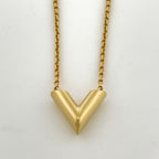 Louis Vuitton Essential Necklace Gold Plated — view 2