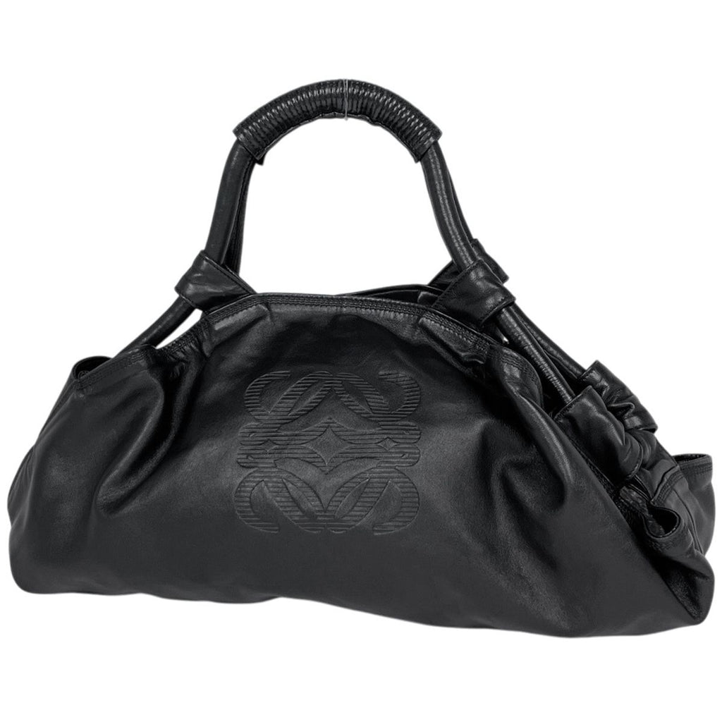 Loewe Nappa Aire Handbag Anagram Leather Black