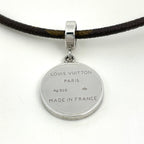 Louis Vuitton Pendentif Fleur Necklace Choker 925 Sterling Silver Monogram — view 2