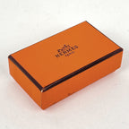 Hermes Enamel Earrings Cloisonne Gold Plated Brown — view 5