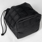 Chanel Makeup Pouch New Travel Line Drawstring Nylon Jacquard Black — view 2