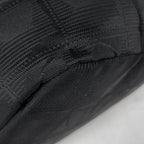 Chanel Makeup Pouch New Travel Line Drawstring Nylon Jacquard Black — view 3