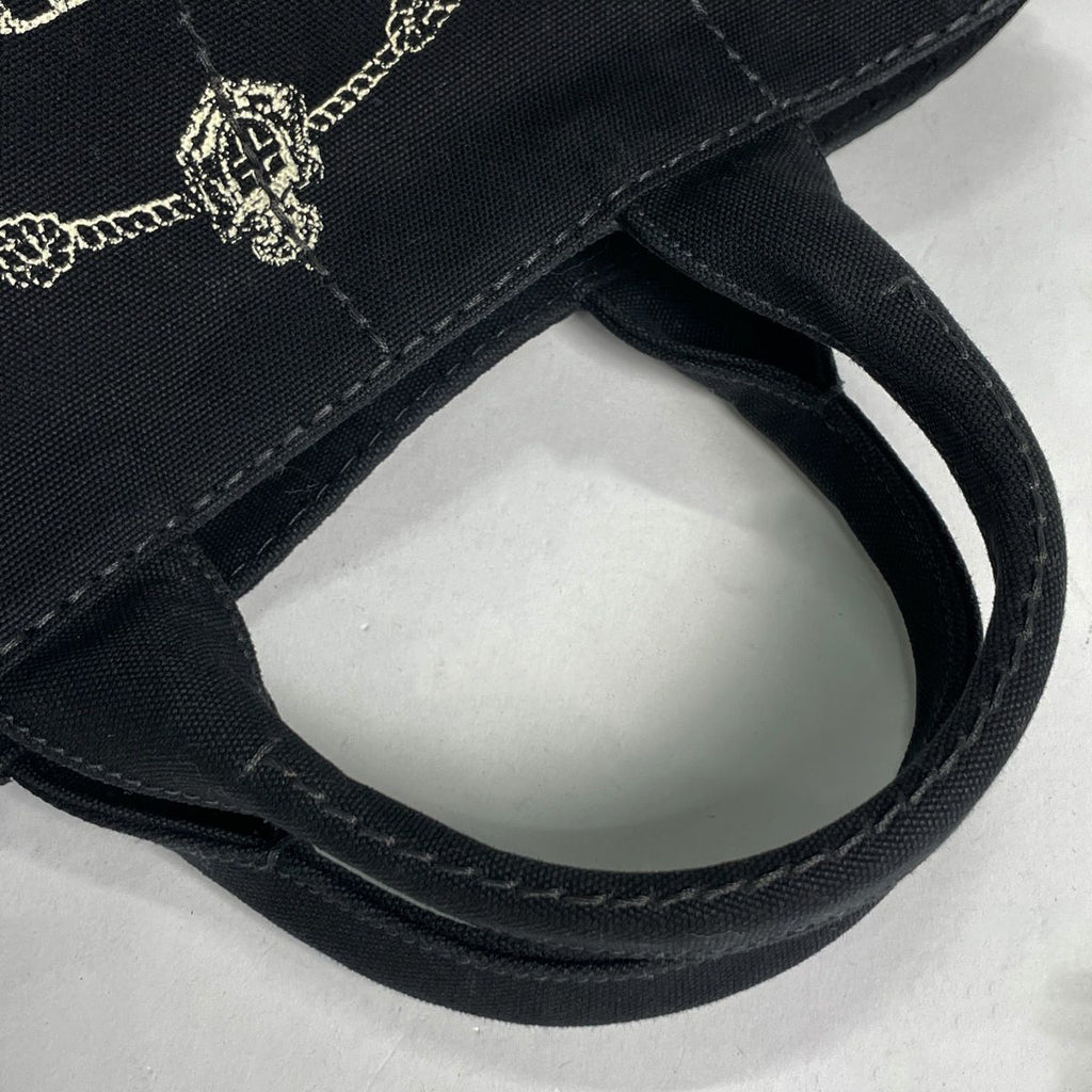 Prada Canapa Tote 2-Way Canvas Nero — view 6