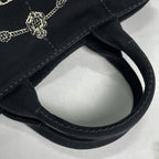 Prada Canapa Tote 2-Way Canvas Nero — view 6