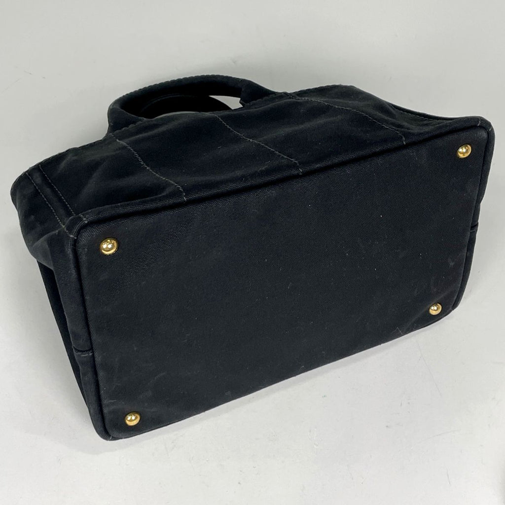 Prada Canapa Tote 2-Way Canvas Nero — view 2