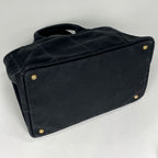 Prada Canapa Tote 2-Way Canvas Nero — view 2