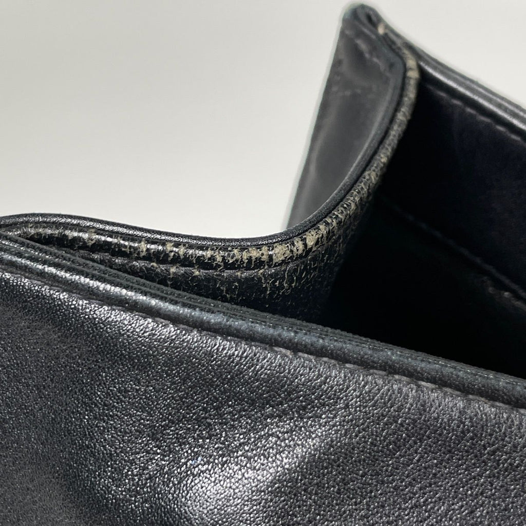Chanel Tote CC Logo Leather Black — view 7