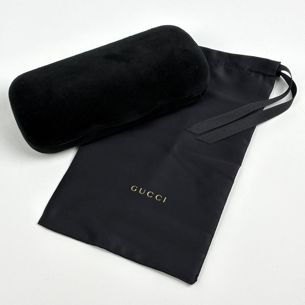Gucci Sunglasses Interlocking Gradient Demi Pattern Acetate Brown Eyewear — view 6