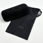 Gucci Sunglasses Interlocking Gradient Demi Pattern Acetate Brown Eyewear — view 6
