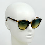 Gucci Sunglasses Interlocking Gradient Demi Pattern Acetate Brown Eyewear — view 5