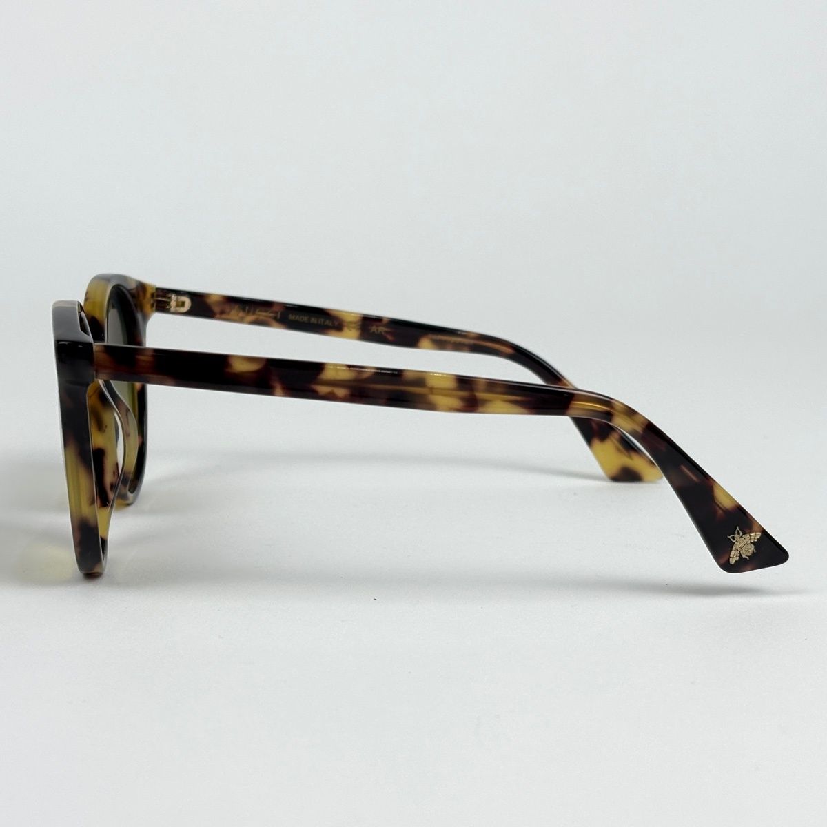 Gucci Sunglasses Interlocking Gradient Demi Pattern Acetate Brown Eyewear — view 2