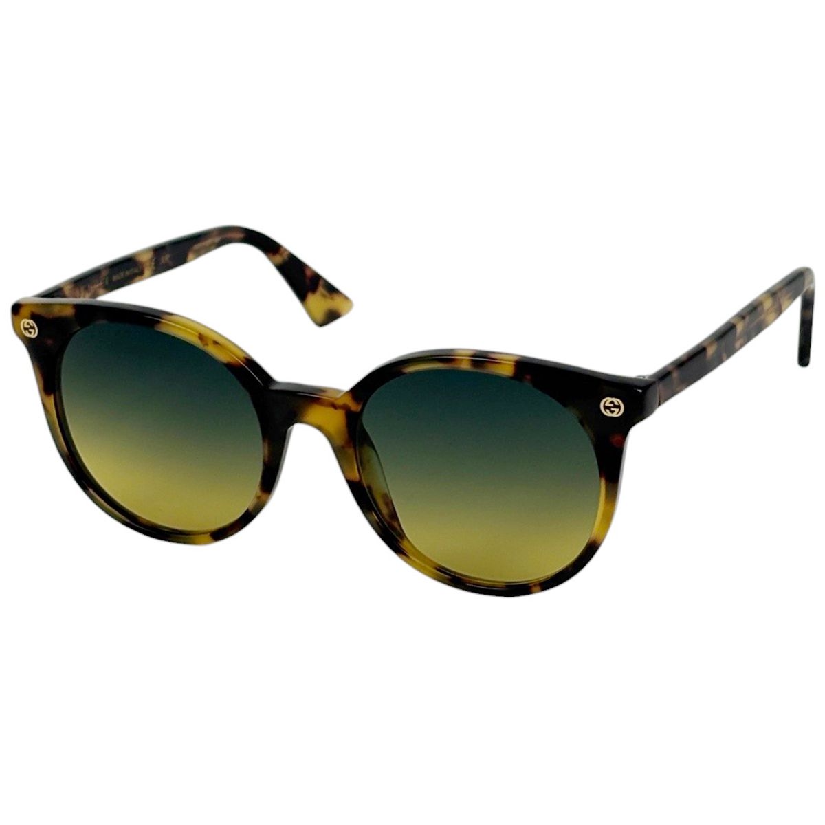 Gucci Sunglasses Interlocking Gradient Demi Pattern Acetate Brown Eyewear