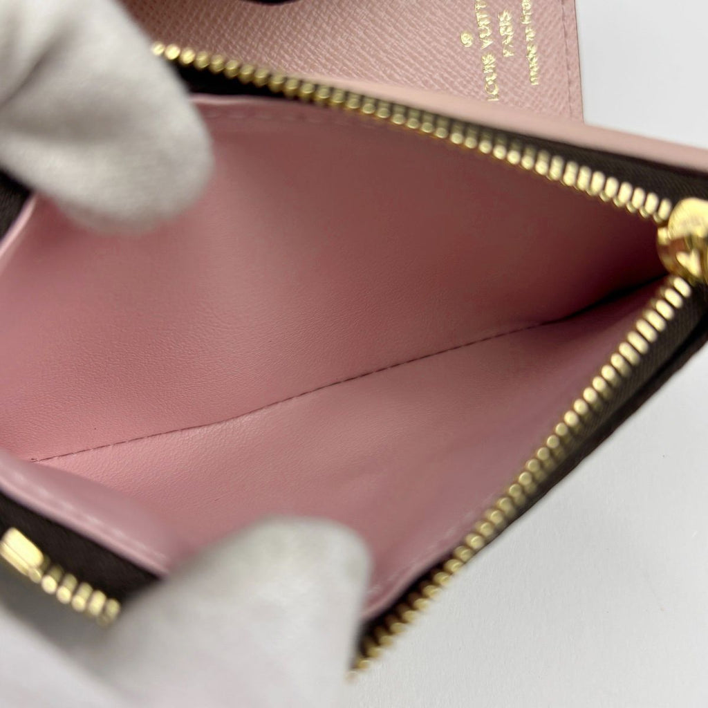 Louis Vuitton Portefeuille Victorine Trifold Wallet Monogram Rosevalerine Brown — view 7