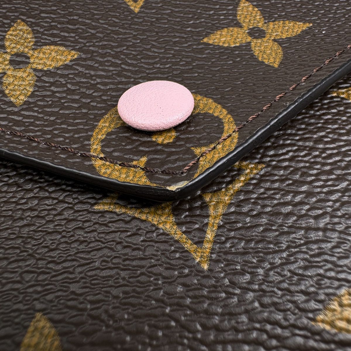 Louis Vuitton Portefeuille Victorine Trifold Wallet Monogram Rosevalerine Brown — view 4