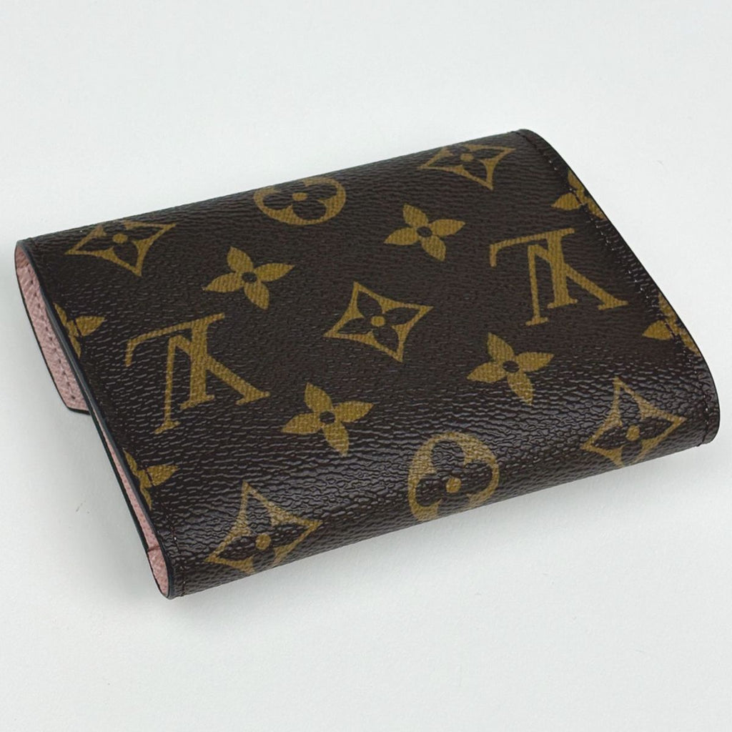 Louis Vuitton Portefeuille Victorine Trifold Wallet Monogram Rosevalerine Brown — view 2