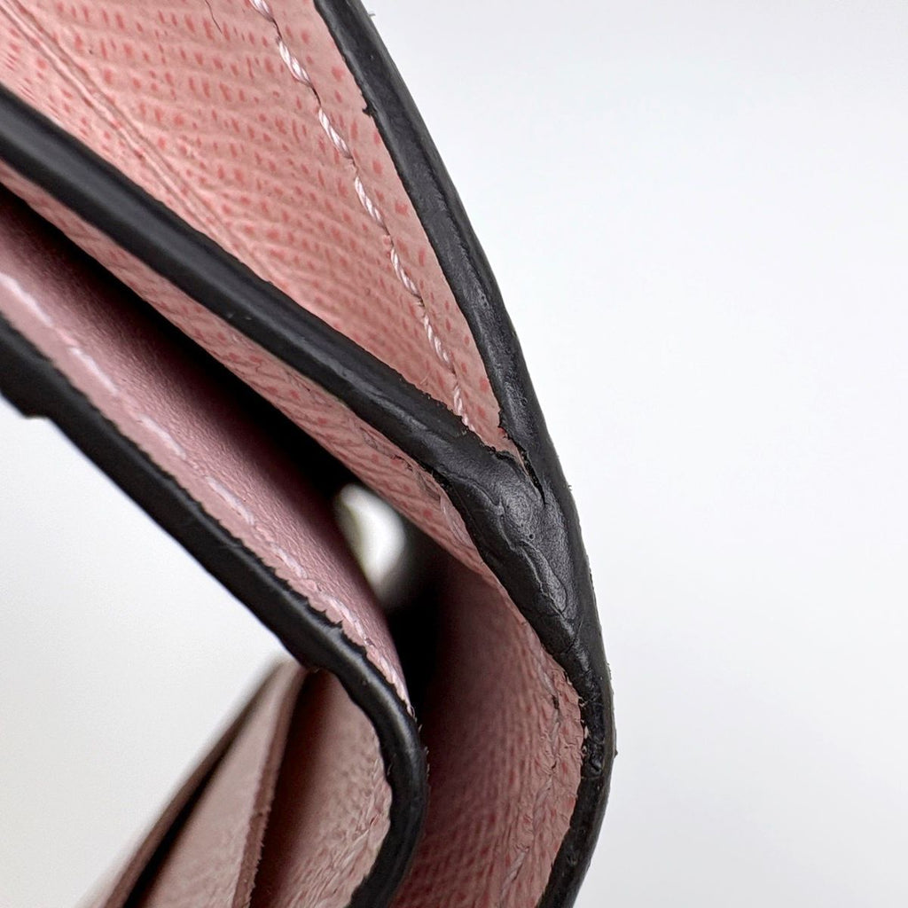 Louis Vuitton Portefeuille Zoe Trifold Wallet Compact Monogram Rose Velours — view 5