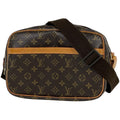 Louis Vuitton Reporter PM Shoulder Bag Crossbody Monogram Brown