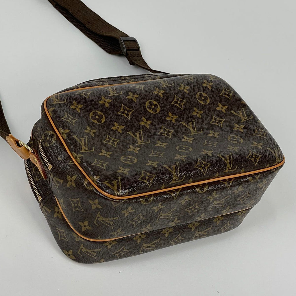 Louis Vuitton Reporter PM Shoulder Bag Crossbody Monogram Brown — view 2