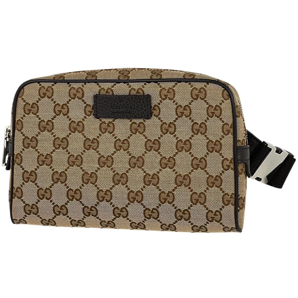 Gucci Belt Bag GG Pattern Canvas Brown