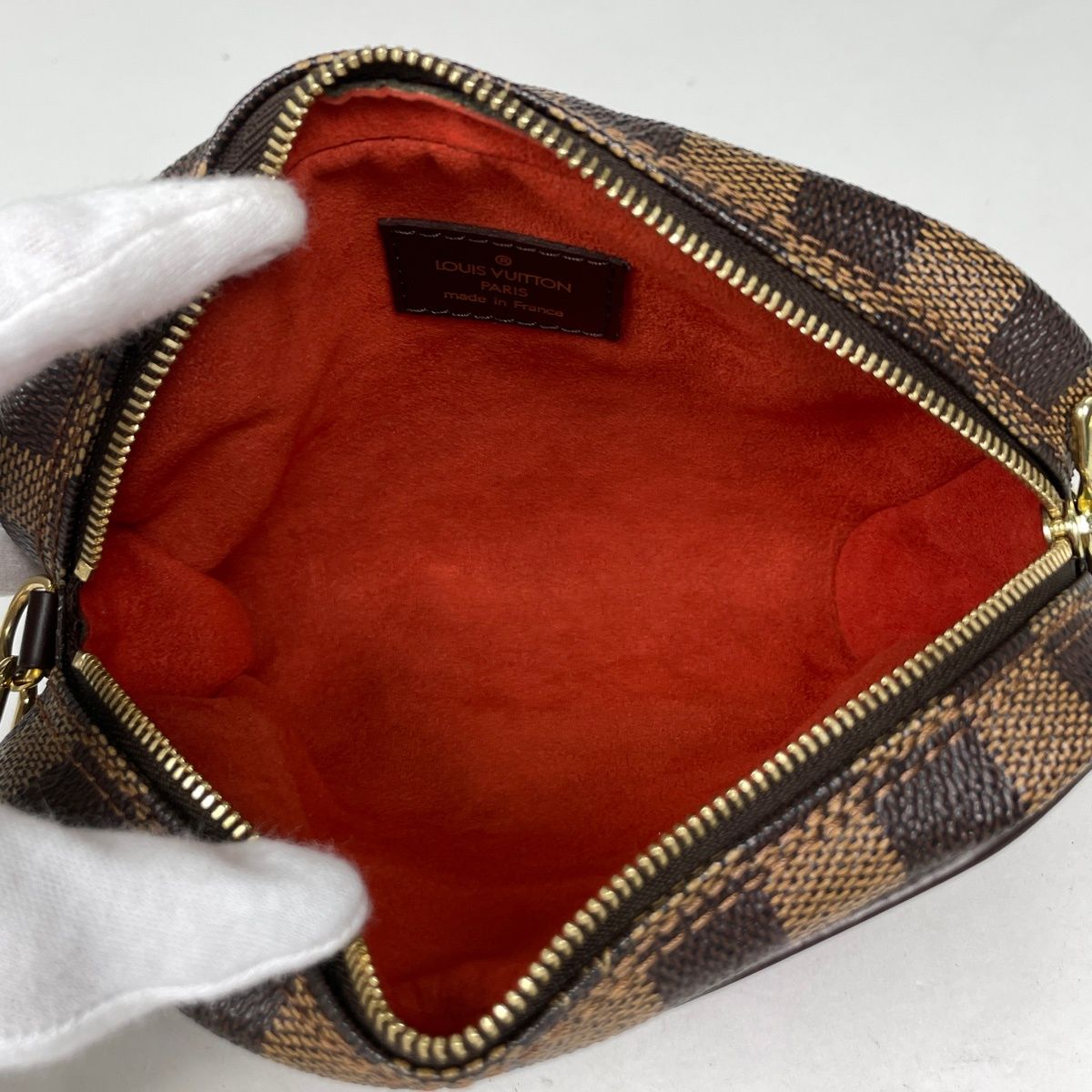 Louis Vuitton Pochette Ipanema Shoulder Bag Damier Brown — view 6