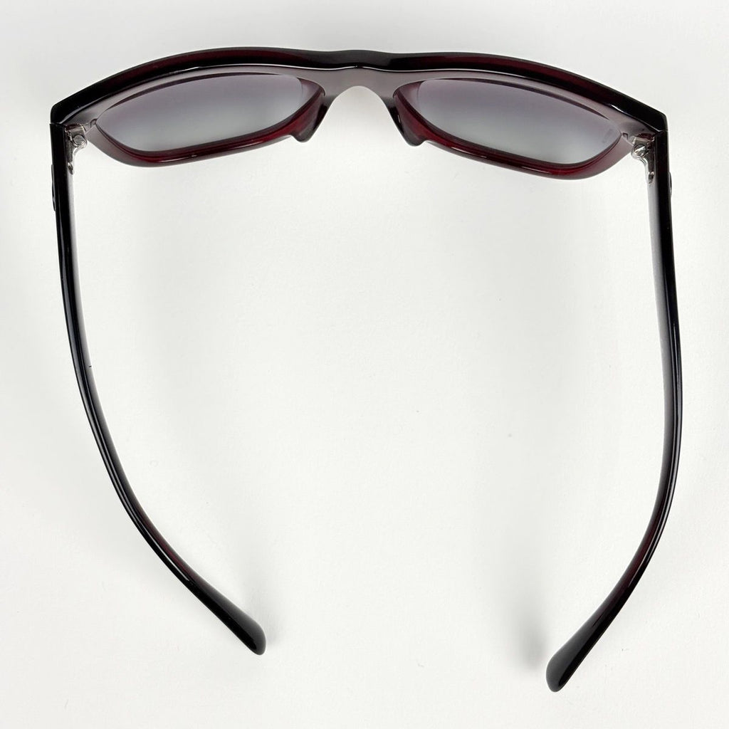 Chanel Sunglasses CC Logo Gradient Eyewear Acetate Bordeaux — view 3