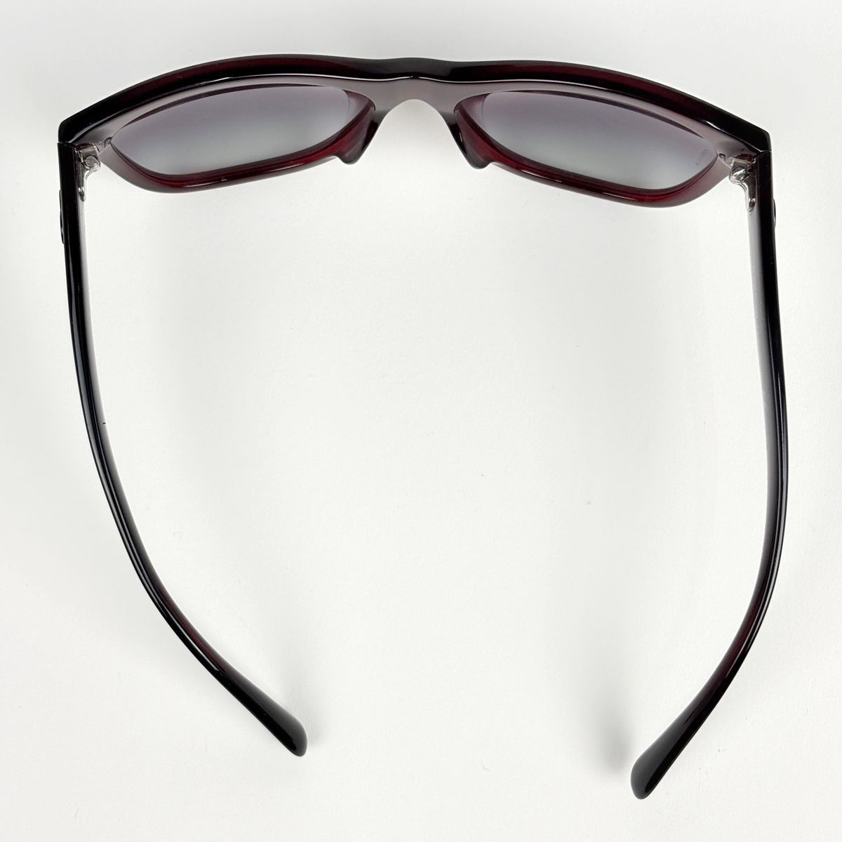 Chanel Sunglasses CC Logo Gradient Eyewear Acetate Bordeaux — view 3