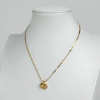 Dior Necklace CD Rhinestone Gold — view 5