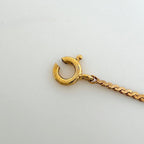 Dior Necklace CD Rhinestone Gold — view 4