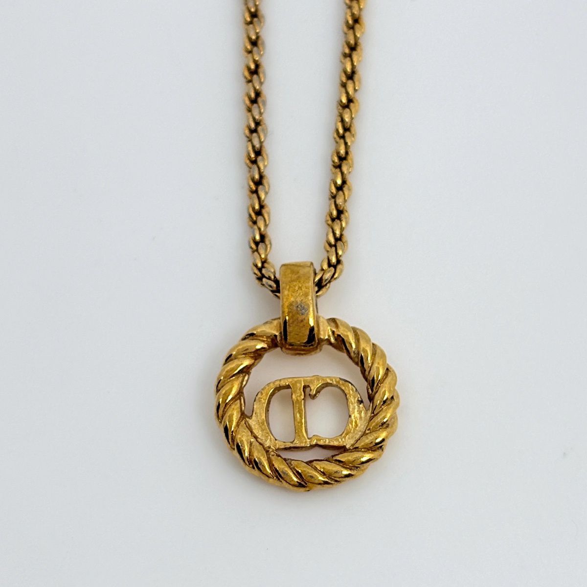 Dior Necklace CD Gold Plated — view 2