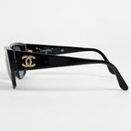 Chanel Sunglasses CC Logo Eyewear Acetate Black — view 2