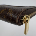 Louis Vuitton Coin Case Round Zip Monogram Brown — view 3