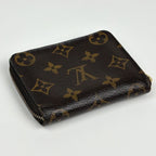 Louis Vuitton Coin Case Round Zip Monogram Brown — view 2