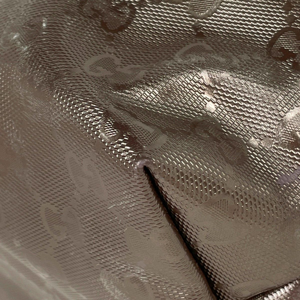 Gucci Tote GG Supreme Pattern Metallic Pink — view 3