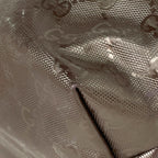 Gucci Tote GG Supreme Pattern Metallic Pink — view 3