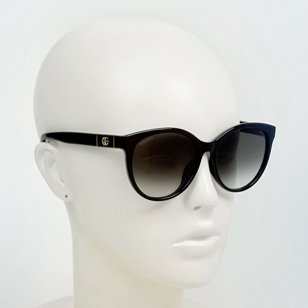 Gucci Sunglasses Gradient Double Acetate Black Eyewear — view 5