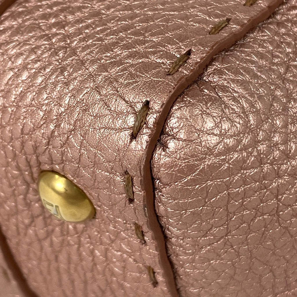 Fendi Handbag Selleria Mini Linda Leather Pink — view 3