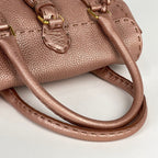 Fendi Handbag Selleria Mini Linda Leather Pink — view 6