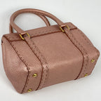 Fendi Handbag Selleria Mini Linda Leather Pink — view 2