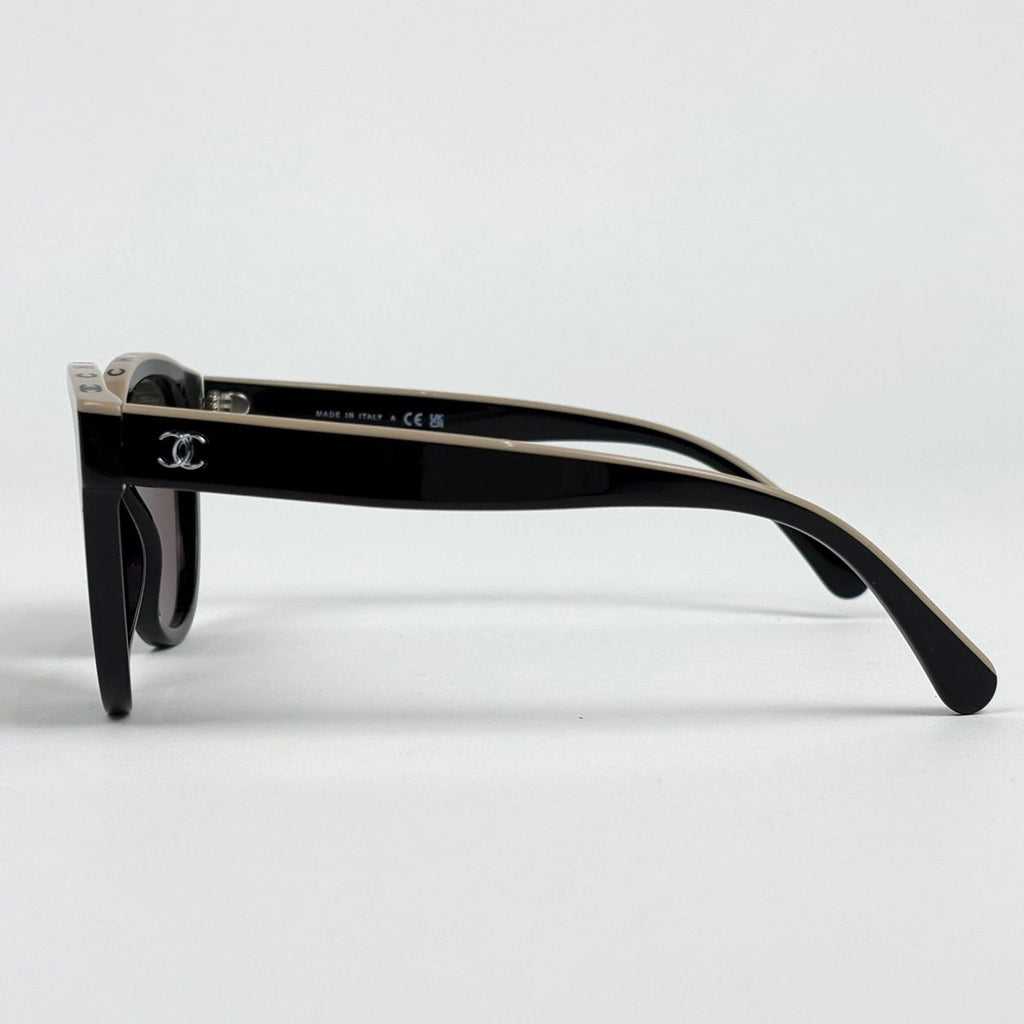 Chanel Sunglasses CC Logo Eyewear Acetate Black — view 2