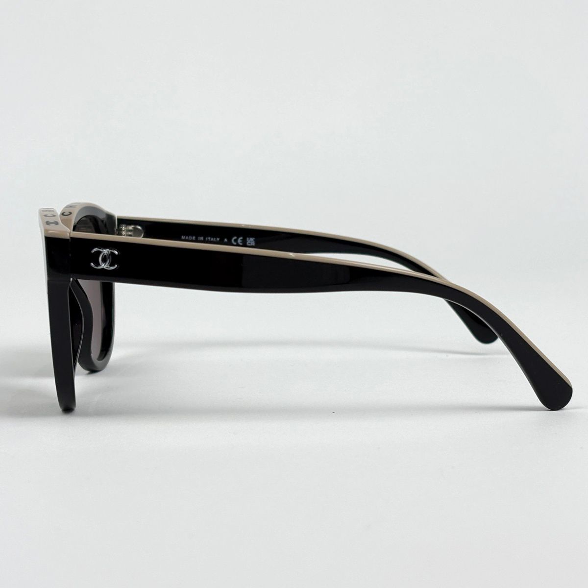 Chanel Sunglasses CC Logo Eyewear Acetate Black — view 2