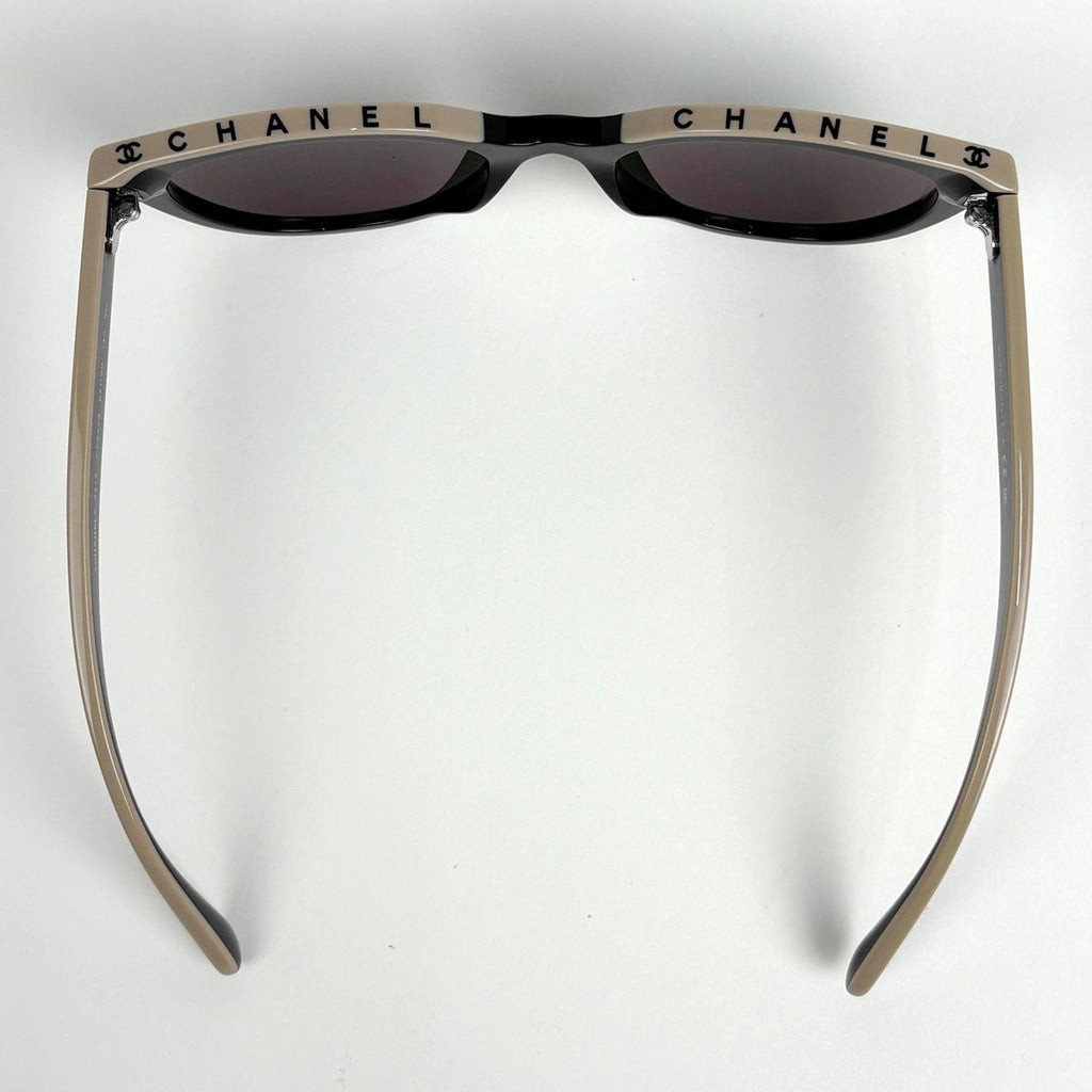 Chanel Sunglasses CC Logo Eyewear Acetate Black — view 3