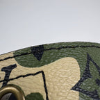 Louis Vuitton Ceinture Monogram Moflage Belt Takashi Murakami Leather Green — view 7