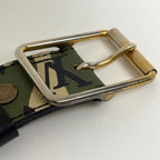 Louis Vuitton Ceinture Monogram Moflage Belt Takashi Murakami Leather Green — view 2