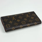 Louis Vuitton Portefeuille Sarah Wallet Bifold Monogram Brown — view 2