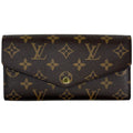 Louis Vuitton Portefeuille Sarah Wallet Bifold Monogram Brown