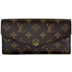 Louis Vuitton Portefeuille Sarah Wallet Bifold Monogram Brown