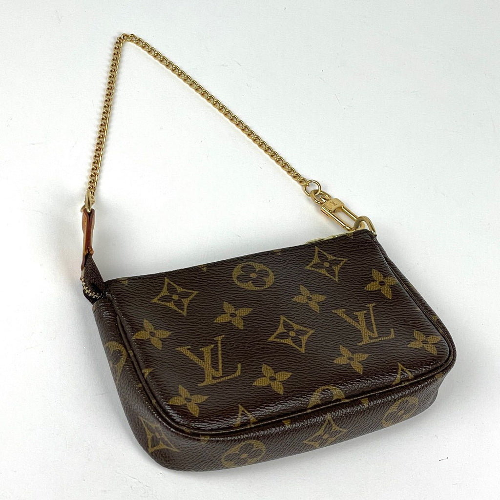 Louis Vuitton Mini Pochette Soirle Pouch Monogram Brown — view 2