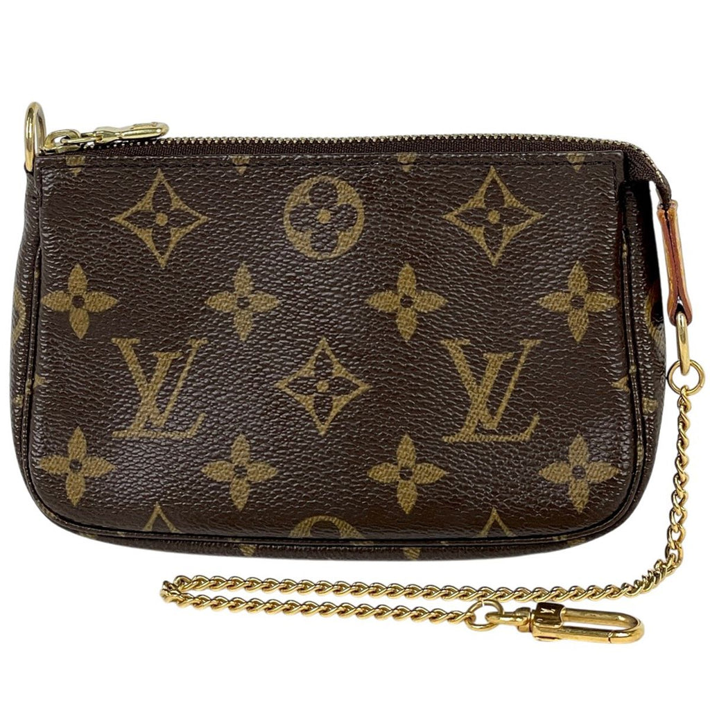 Louis Vuitton Mini Pochette Soirle Pouch Monogram Brown
