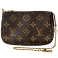 Louis Vuitton Mini Pochette Soirle Pouch Monogram Brown