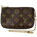Louis Vuitton Mini Pochette Soirle Pouch Monogram Brown